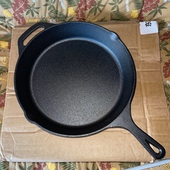 未使用新品！ 本鋳鉄スキレット 鉄鍋 12インチ 30cm ステ...