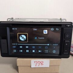 778 完 ダイハツ純正6.2インチ CD DVDディスプレイオ...