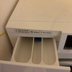 ドラム式洗濯機　
aqw-fv800eの画像