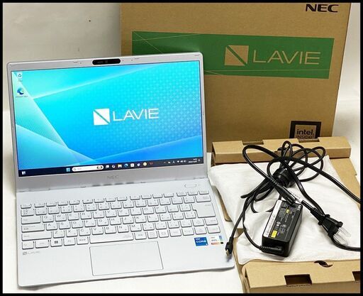 中古 NEC LAVIE 13.3型 PC-N1355FAM-E3 第12世代 Core i5-1235U 8GB/SSD 512GB メタリックライトブルー Windows11 ノートパソコン