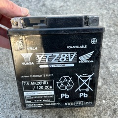 【中古】バイク 12Vバッテリー 3年使用 セル1回始動確認