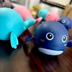 お風呂 おもちゃ 赤ちゃん 水遊び イルカ 可愛い 3個セットの画像