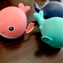 お風呂 おもちゃ 赤ちゃん 水遊び イルカ 可愛い 3個セットの画像