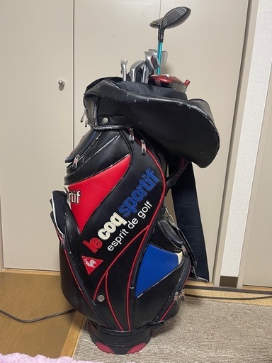 ブリヂストンのクラブセットとle coq sportif ゴルフバッグ