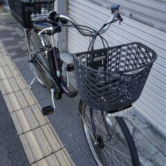 [Panasonic]ViVi(ビビ)DX 26吋電動アシスト自転車 8.9Ahバッテリー+充電器(グラマラスパープル)の画像