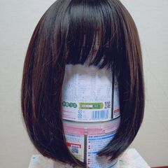 新品未使用 送料無料 ボブウイッグ サラサラ