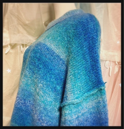 ご購入者様決定꒰MUHE`T꒱メンズ グラデーションもこもこニット 防寒セーターLLサイズOK