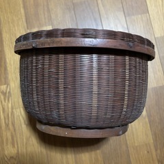 竹籠　花入れ　　ご必要でしたら画像④はおまけですの画像