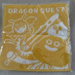 ドラクエ　一番くじ　ジャガードタオル　黄色