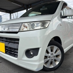低走行5万キロ台☆月々8千円〜分割払い可‼️ 車検2年付き！【名義変更代込み】☆スズキ ワゴンRスティングレー☆HDDナビ付き☆走行中DVD見れます☆ETC付き☆プッシュスタート☆ドライブレコーダー付きのフル装備☆純正アルミ☆そのまま乗って帰れます！の画像