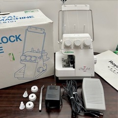 ミニ　ロックミシン Royal Lock RRLS101 動作確認済み
