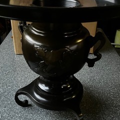 新品　花挿し　唐銅　薄端　アンティーク