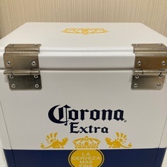 コロナビール　クーラーボックス　インテリア　収納　BOX 入れ物　アンティークの画像