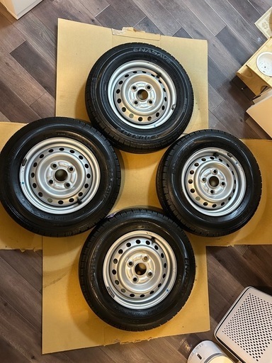 【美品】2020年式エブリィ17V 純正鉄ホイールタイヤセット