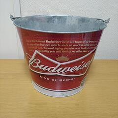 Budweiser　ブリキバケツ　非売品
