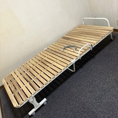 【12/25まで】ニトリすのこ折りたたみベッド