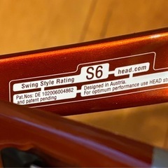 中古テニスラケット　HEADクロスボウ６の画像