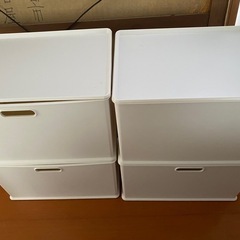 蓋付き収納箱　5個　