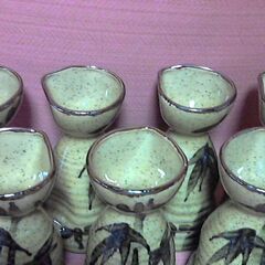 益子竹　2合　徳利　７本セット　レトロ　USED　の画像