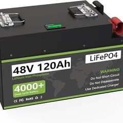 48V 120Ah LiFePO4 大容量リン酸鉄リチウムイオン...