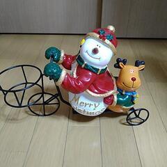 クリスマス　鉢置き