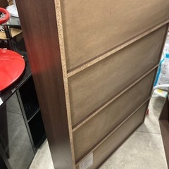 本棚 スリム 薄型 4段 幅59.5 奥行17 高さ89cm CMCR-9060/CDCR-9060 山善 YAMAZEN    リサイクルショップ宮崎屋　佐土原店　25.4.25Fの画像