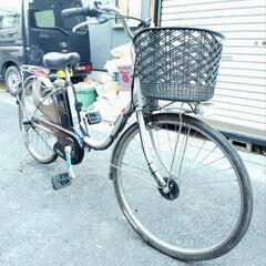 電動アシスト自転車　スズキ　LOVE　(パナソニックのOEM)　24インチ　シルバー　バッテリー8.9Ah 充電器付きの画像