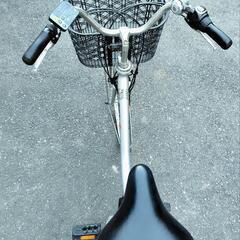 電動アシスト自転車　スズキ　LOVE　(パナソニックのOEM)　24インチ　シルバー　バッテリー8.9Ah 充電器付きの画像