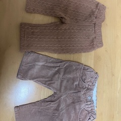 子ども服80と100　BeBeパンツ他の画像