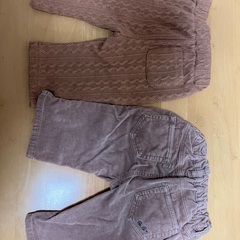 子ども服80と100　BeBeパンツ他の画像