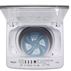 HW-G55A-W 全自動洗濯機 ホワイト [洗濯5.5kg /乾燥機能無 /上開き] の画像