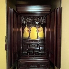 紫檀仏壇（上置タイプ）（魂抜き終わってます）