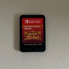 Switch ポケモン スカーレット   箱無しの画像