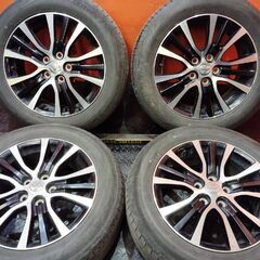 【DUNLOP ルマン5 215/60R17】夏タイヤ【トヨタ エスティマハイブリッド 後期 純正ホイール 17インチ 7J5HPCD114.3+50】C-HRにも　(KTL233)