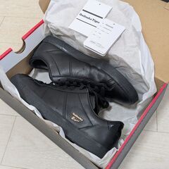 【美品】オニツカタイガー スニーカー 黒色 23.5cmの画像
