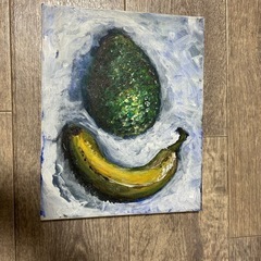 油絵風アクリル画
