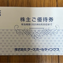 ケーズ電機で使える優待券９０００円分②