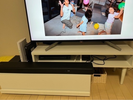中古　SONY BRAVIA 液晶テレビ KJ-49X8500G テレビ台付き