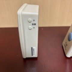 ワイヤレスチャイム　② ワイヤレスコールチャイム　コードレスチャイム　リモコン付　　呼出コール・呼出チャイム・介護チャイム・介護コールの画像