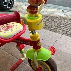 <引渡し予定決定>あんぱんまん　三輪車　購入後1年の画像