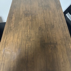 ダイニングテーブル　テーブルとイス2脚