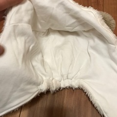 美品♡ベビーふかふか帽子の画像