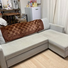 ニトリ 布張りカウチソファベッド　定価79.900円