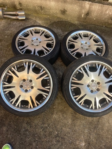 今年中まで値下げWORK 19㌅ホイールタイヤ　ヴァルムンク