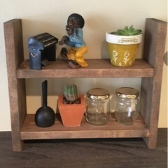 シェルフ　ラック　木製棚の画像