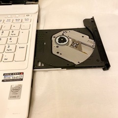 美品 LAVIE Windows10にアップデート済 Note Standard NS700/BAW PC-NS700BAW クリスタルホワイト ノートパソコン LAVIE NEC マウス付の画像