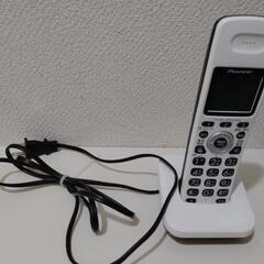 パイオニアコードレス電話機TF-SD10S-WKの画像