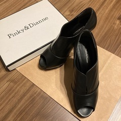Pinky&Dianne オープントゥパンプス　ブーティ　23.5cm