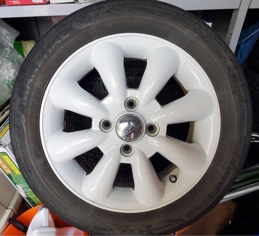 ラパンに履いていたホイール付きタイヤ