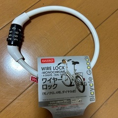 自転車ワイヤーロック